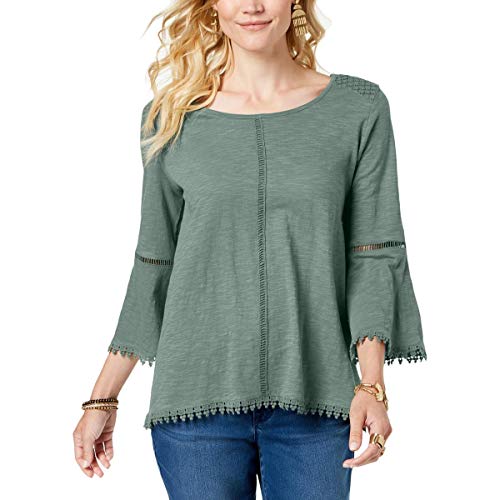 Crochet-Trim Swing Top