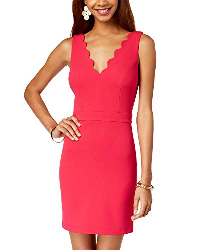 City Studios Juniors Scalloped Bodycon Dress