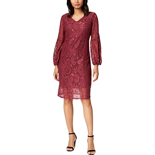 NY Collection Petite Lace A Line Dress