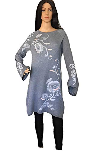 Style & Co. Embroidered Sweaterdress