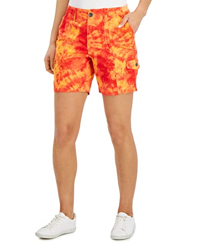 Style & Co Womens Printed Cargo Shorts