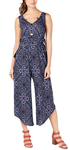 Petite Printed Jumpsuit