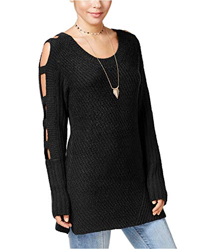Almost Famous Juniors Ladder Sleeve Sweater