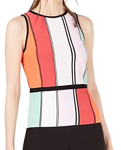 Bar III Colorblocked Sleeveless Sweater
