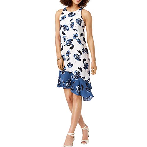 Alfani Printed Asymmetrical Dress