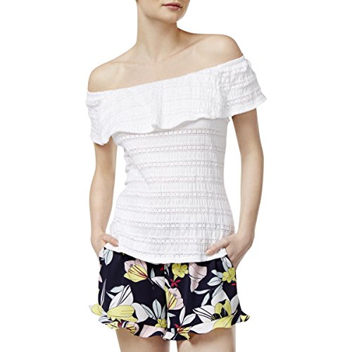 Maison Jules Off The Shoulder Flounce Top