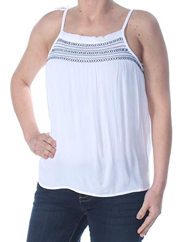 by Ikeddi Juniors' Embroidered Smocked Tank Top