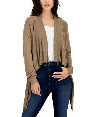 International Concepts Womens Cascade Open Front Cardigan
