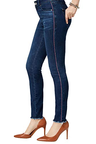 Racing Stripe Skinny Jeans