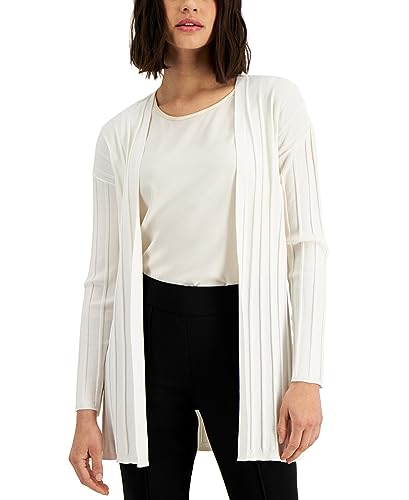 Alfani Ribbed Open Cardigan