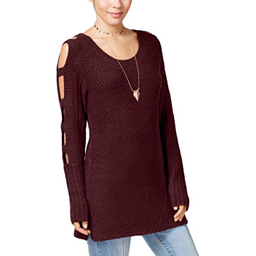 Almost Famous Juniors Ladder Sleeve Sweater