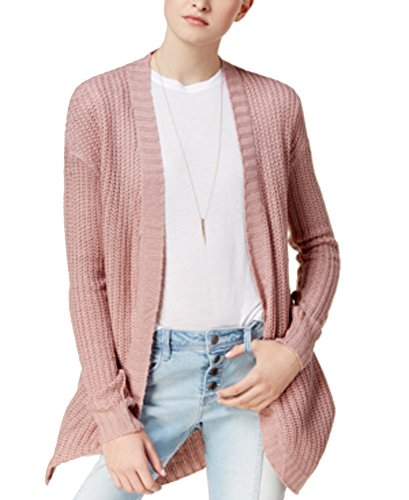 Juniors' Open-Front Cardigan
