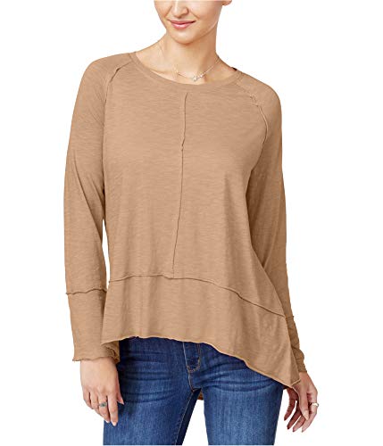 Style & Co Cotton High Low Top