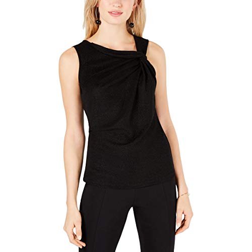 Twist Neck Shimmer Top