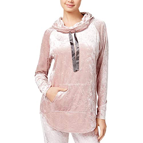 Ultra Flirt Juniors Crushed Velvet Funnel Neck Tunic Top