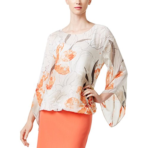 Alfani Petite Printed Angel Sleeve Top