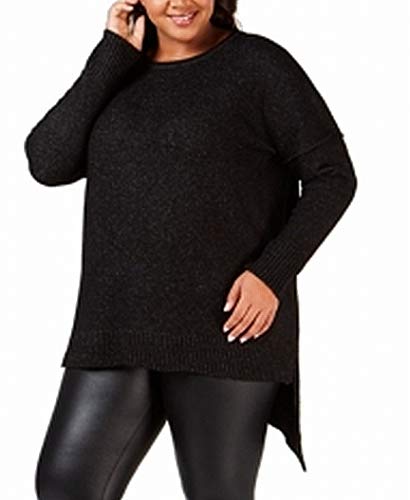 Plus Size Asymmetrical-Hem Sweater