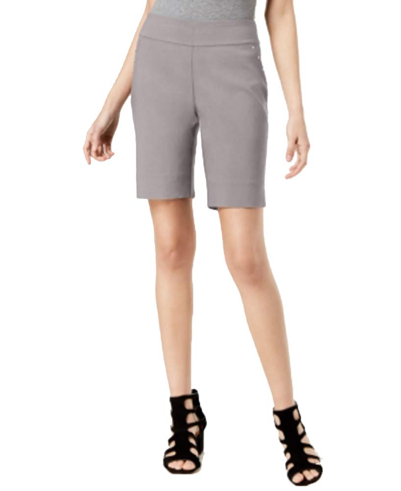 INC Curvy-Fit Stud-Trim Bermuda Shorts