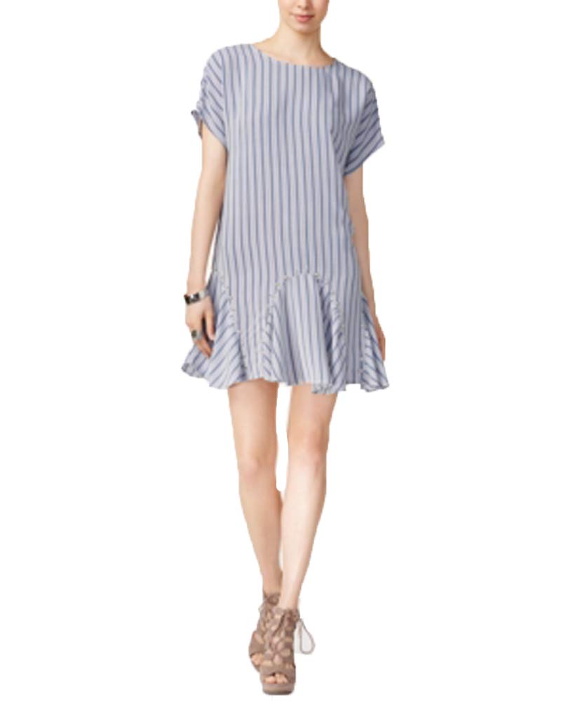Bar III Studded Flounce Hem Dress