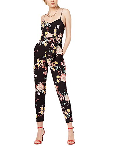 Material Girl Juniors Printed Cutout Jumpsuit