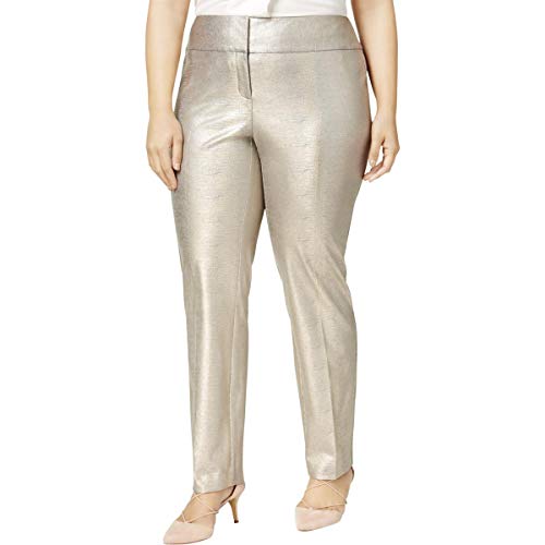 Alfani Plus Size Metallic Pants
