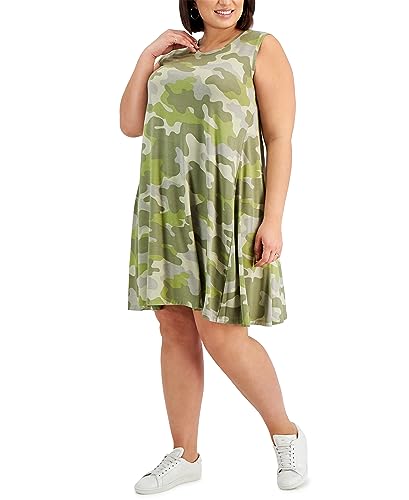 Style & Co Plus Size Printed Flip Flop Dress