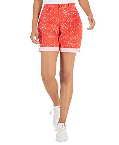 Style & Co Womens Roll Cuff Bermuda Shorts