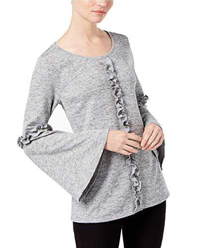 Ruffled Bell-Sleeve Top
