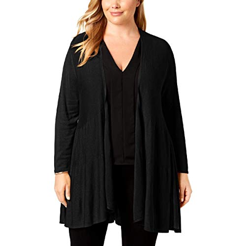Alfani Plus Size Tiered Open Front Cardigan