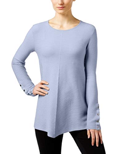 Alfani Petite Ribbed Swing Sweater