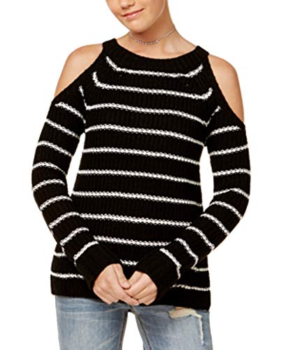 Juniors' Cold-Shoulder Sweater