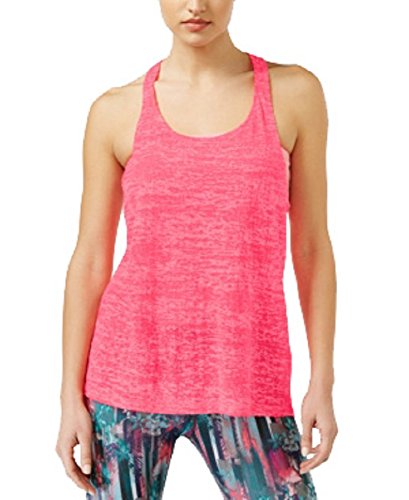 Material Girl Active Juniors' Sheer Racerback Tank Top