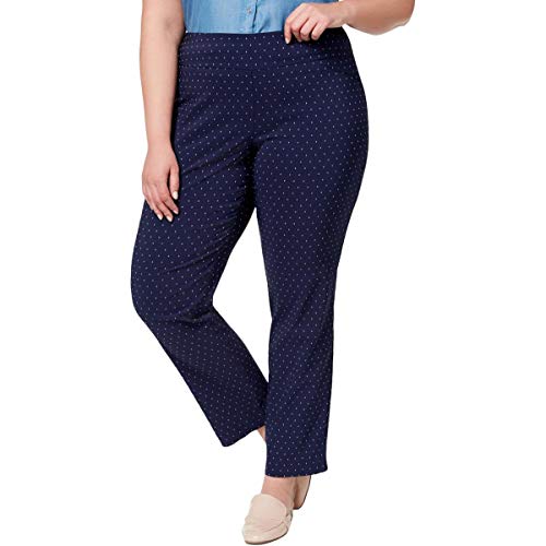 Charter Club Plus Size Tummy Control Slim Leg Pants