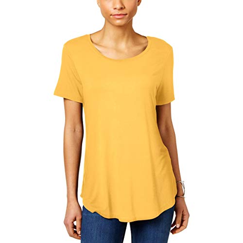 JM Collection Petite Shirttail Hem Top