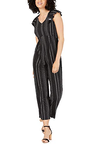 NY Collection Petite Flutter Sleeve Jumpsuit
