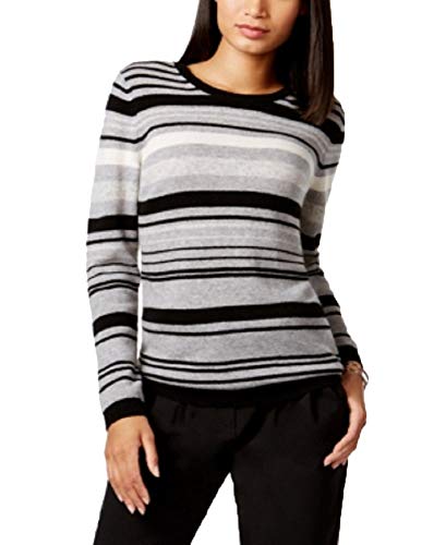 Charter Club Cashmere Striped Sweater