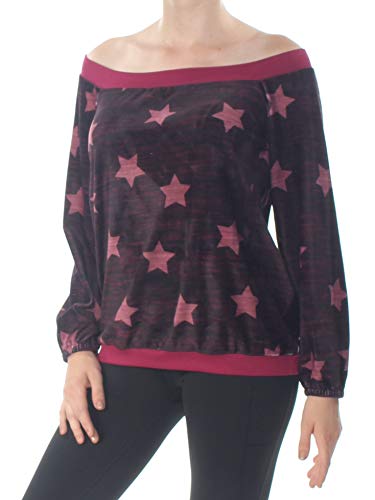 Material Girl Active Juniors Off The Shoulder Sweatshirt