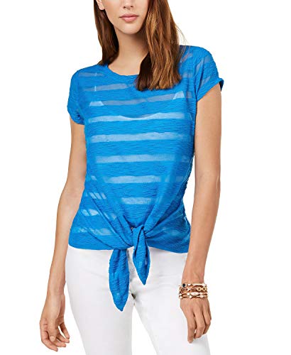 INC Illusion Tie-Front T-Shirt