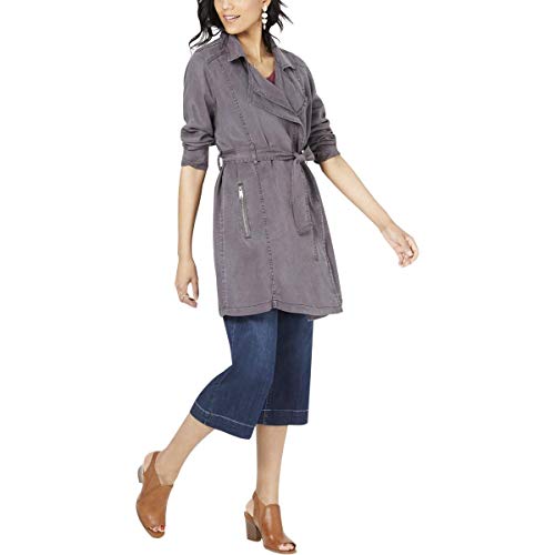 Style & Co Draped Trench Coat