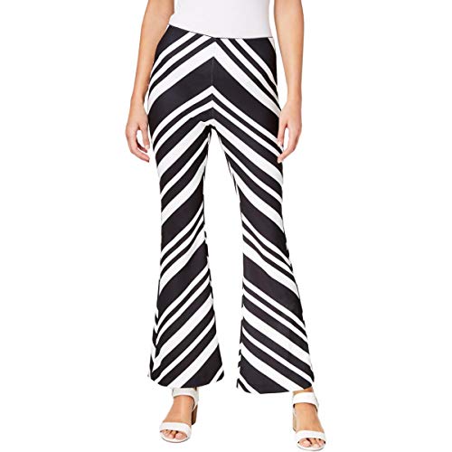 Printed Flare-Leg Pants