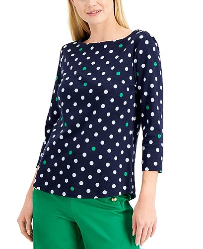 Charter Club Cotton Printed Top