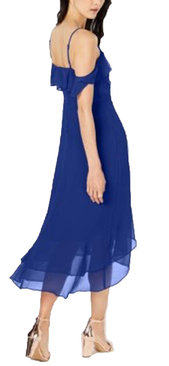 INC Solid Cold-Shoulder Midi Dress