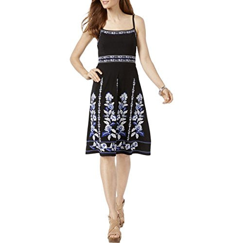 INC International Concepts Embroidered A Line Dress