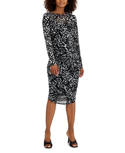INC International Concepts Womens Printed Mesh Dress