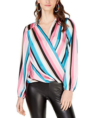 Striped Surplice Top