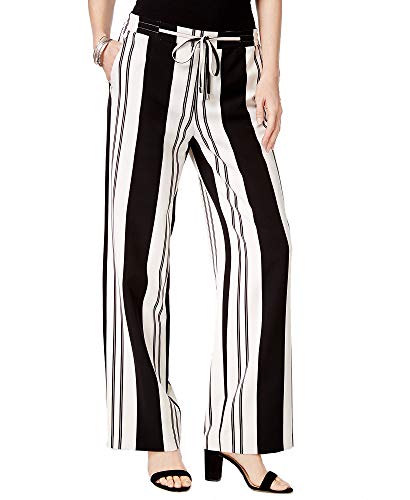 Petite Striped Wide Leg Pants