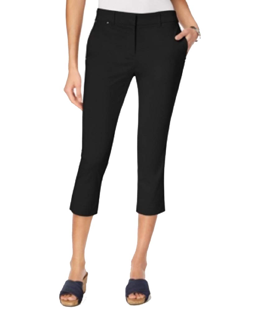 Straight-Leg Capri Pants