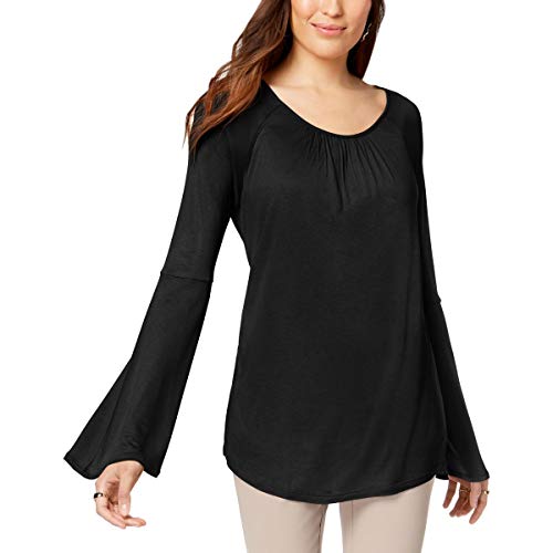 Lantern-Sleeve Top
