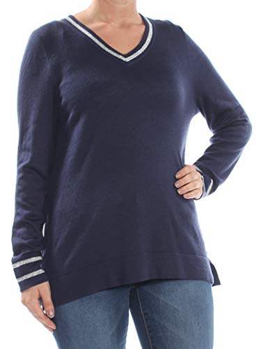 Metallic Trim Sweater