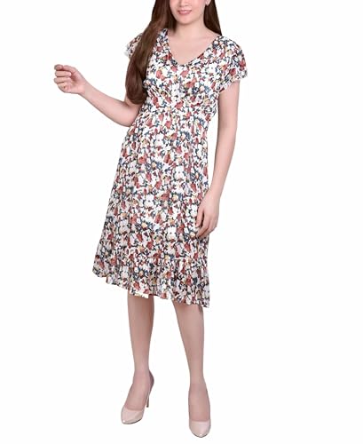 Petite Shadow Stripe Dress